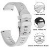 Malla Silicona Para Reloj Garmin Forerunner 245 / 645 Blanca 2