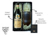 Box Vaso Ferchetto Negro + Fernet Branca Regalo Estuche 1