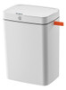 Lixeira Estreita Sem Toque Com Sensor Inteligente 18l Branco 2