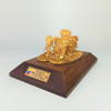 Figura De La Balsa Muisca Con Baño De Oro 24k 1