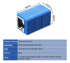 10 Piezas Azul Rj45 Acoplador, Adaptador De Extensin Etherne 2