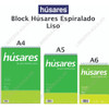 Block A6 Husares Espiralado 80 Hojas Cuadriculado 3