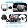 Mengfly Car Phone Holder, Air Vent Phone Holder, Car Mount, 2 Mengfly Car Phone Holder, Air Vent Phone Holder, Car Mount, 2