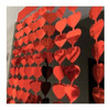 Cortina Metalizada Corazon Rojo San Valentin Aniversario 1