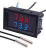 Weideer Termómetro Digital Doble Pantalla Led 0