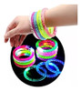 Pulseras De Acrilico Led Luminoso X 12 Unidades Cotillon 0