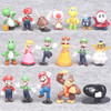 Set De Figuras De Acción Mario Bros. 6 Piezas. 0