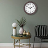 Hedume Reloj De Pared Redondo Silencioso, Sin Tictac, 13 Pul 4