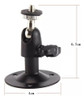 Suporte Parede Ballhead 90 Graus 1/4 P/ Camera Led Microfone 7