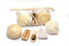 Set De  Spa Con Funda Cepillo Piedra Pomes Esponjas 1