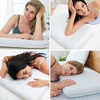 Wedream - Almohada De Espuma Viscoelástica De Gel Fino Para 4
