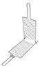 Mor Rejilla De Acero Para Parrillas 56x19x2cm. 0