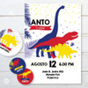 Kit Imprimible Dinosaurios Silueta - Candy Bar 1