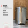 Cesto Tarro Tacho Papelera Con Pedal Estilo Vintage 12 Lts. 2 Cesto Tarro Tacho Papelera Con Pedal Estilo Vintage 12 Lts. 2