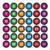 Really Good Stuff Ez Stick Marcadores Y Etiquetas Numeradas 0