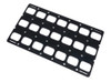 Panel Plastico Molle Táctico 7x5 Multip - Jeebo 0