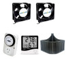 Kit Ventilación Cooler 4 Pulgadas 2u Timer Htc Base De Apoyo 0