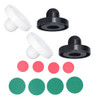 Kit De Discos Air Hockeys, 12 Unidades, 96 Mm, Acessórios De 6 Kit De Discos Air Hockeys, 12 Unidades, 96 Mm, Acessórios De 6