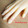 1 Par De Ferramenta De Manicure Dobrável Para Prática De 2