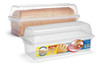 Kit 2 Porta Pão Armazena E Conserva Transparente 35x14cm 0