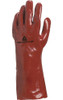 Guante Pvc Liviano Rojo 35 Cm. Certificado Iram Delta Plus 0