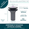 Valvula 7/8 Ralo Tanque Tampa Silicone Pia 30mm Abs E Inox 1