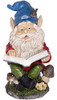 Alpine Wac206 Gnome Reading Book Statuary 0