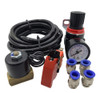 Kit Booster Universal Com Engate Rapido Registro Manometro 0