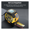 Telêmetro A Laser 3in1 5m Régua De Fita Métrica Display Lcd 4