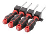 Kit De Destornilladores Profesional Phillips/plano 4 Piezas 6