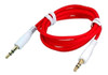Cable Mini Plug A Mini Plug 1m Rojo Netmak Nm-c66r 0