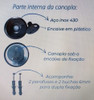 Kit 2 Saboneteiras Porta Sabonete Inox De Parede Dupla Fixa 3