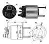 Solenoide Tipo Valeo. Chevrolet Corsa/astra/meriva 3 Solenoide Tipo Valeo. Chevrolet Corsa/astra/meriva 3