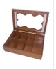 Cajas Barnizada Para Té, Medidas 30 X 20 X 9, Incluye Vidrio 1