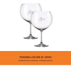 Kit Regalo Gin Heredero Mandarina + 2 Copas Transparentes 3