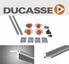 Kit Herrajes Frente Placard D-52 Ducasse 2 Puertas 3 Metros 0