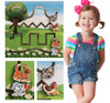 Painel Psicomotor Animais Brinquedo Educativo Em Mdf 0
