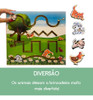 Painel Psicomotor Animais Brinquedo Educativo Em Mdf 3