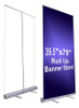 En 39,5 X 79. Rollup Enrollable Aluminio Soporte Ajustable W 2