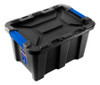 Caja Contenedor Plastico Apilable Negro 40lt Wadfow Wtb3340 0