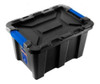 Caja Contenedor Plastico Apilable Negro 40lt Wadfow Wtb3340 0