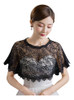 Xale Feminino De Casamento, Capa De Bolero, Renda Preta 6