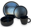 Juego De Vajilla 16 Piezas Negro - Vajilla Ceramica 1
