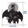 Goodtime Batman Reloj De Pared, Batman Alas Oscilantes, Relo 1