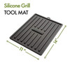 Herramienta De Silicona Cuisinart Ctm-820, Alfombrilla Negra 2