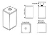 Pata Aluminio Para Bajo Mesada 100mm Con Regulación X 4 Un F 2