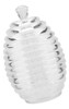 Frasco De Mel Transparente De 265 Ml Em Forma De Colmeia Par 2