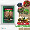 Kit Imprimible Las Tortugas Ninja - Textos Editables 4