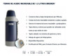 Kit Matero Bremen Termo 1,2 Lts + Mate Térmico + Bombilla 4