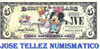 5 Disney Dollars Año 2009 Sin Circular Palermo 0